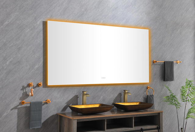 LTL needs to consult the warehouse addressSuper Bright Led Bathroom Mirror with Lights, Metal Frame Mirror Wall Mounted Lighted Vanity Mirrors for Wall, Anti Fog Dimmable Led Mirror for Makeup