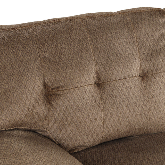 95.7" Modern Padded Upholstered  Sofa Bed Sleeper Sectional Sofa with Storage Chaise and Cup Holder for Living Room Furniture Set