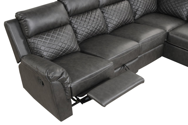 Charlotte Sectional Gray