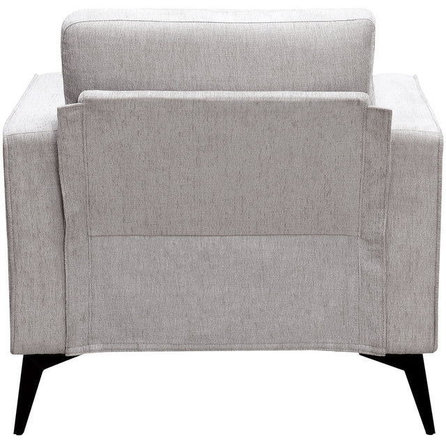 [VIDEO provided] [New]Modern 3-Piece Sofa Sets with Sturdy Metal Legs,Chenille Upholstered Couches Sets Including 3-Seat Sofa, Loveseat and Single Chair for Living Room Furniture Set (1+2+3 Seat)