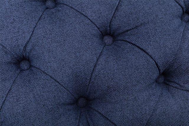 Modern  Akili swivel accent chair  barrel chair  for hotel living room / Modern  leisure chair  Navy  fabric