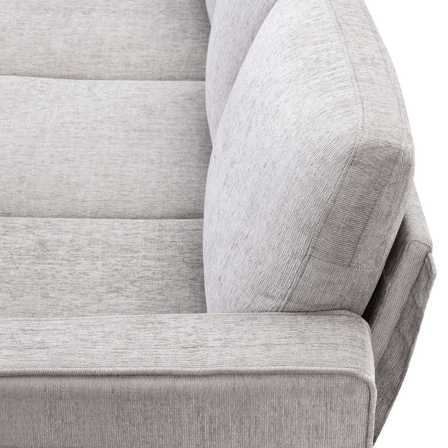 [VIDEO provided] [New]Modern 3-Piece Sofa Sets with Sturdy Metal Legs,Chenille Upholstered Couches Sets Including 3-Seat Sofa, Loveseat and Single Chair for Living Room Furniture Set (1+2+3 Seat)