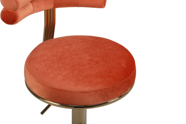 Bar Stools with Back and Footrest Counter Height Dining Chairs (2PCS/CTN)