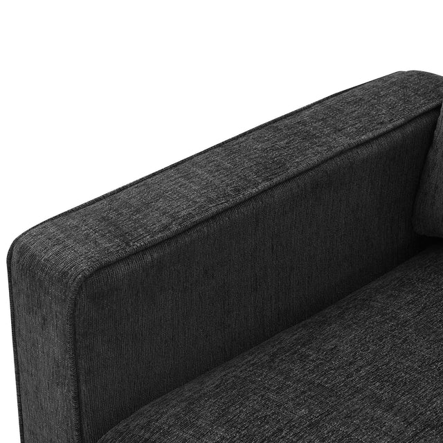 [VIDEO provided] [New]Modern 3-Piece Sofa Sets with Sturdy Metal Legs,Linen Upholstered Couches Sets Including 3-Seat Sofa, Loveseat and Single Chair for Living Room Furniture Set (1+2+3 Seat)