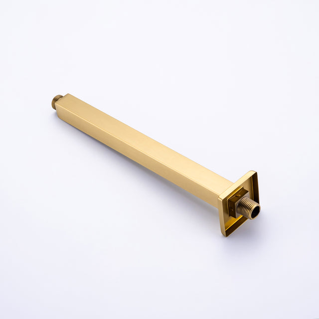 12 inch Ceiling Shower System Brushed Nickel Shower Combo Set for Bathroom, Rainfall Shower Faucet Ceiling Mounted Included Rough in Mixer Valve Body and Trim