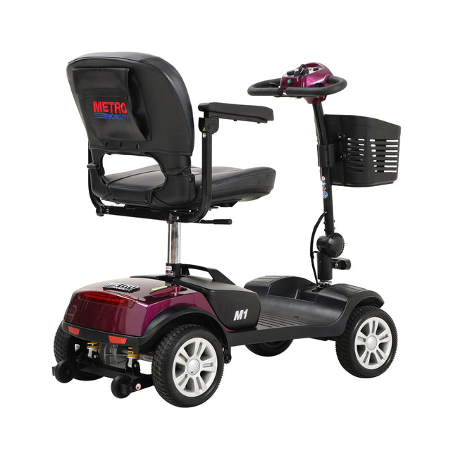 W42933831 Compact Travel Mobility Scooter M1 PLUM