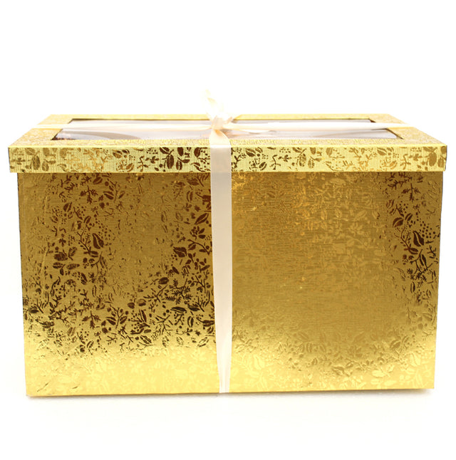 Ambrose Chrome Plated Crystal Embellished Ceramic Fruit Platter