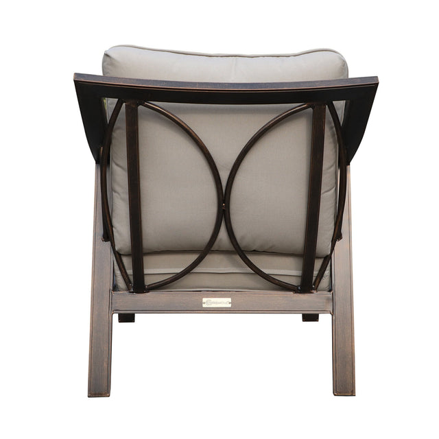 Club Chair, Taupe. Set of 2