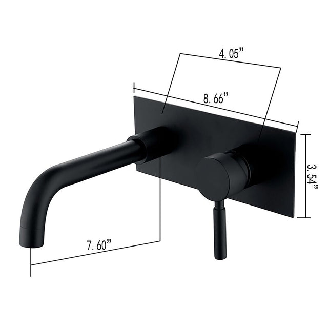 Wall Mounted Bathroom Faucet