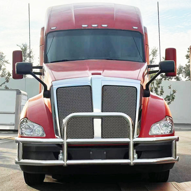 Front Bumper Deer Guard for Kenworth T660 T680 2022 with Bracket