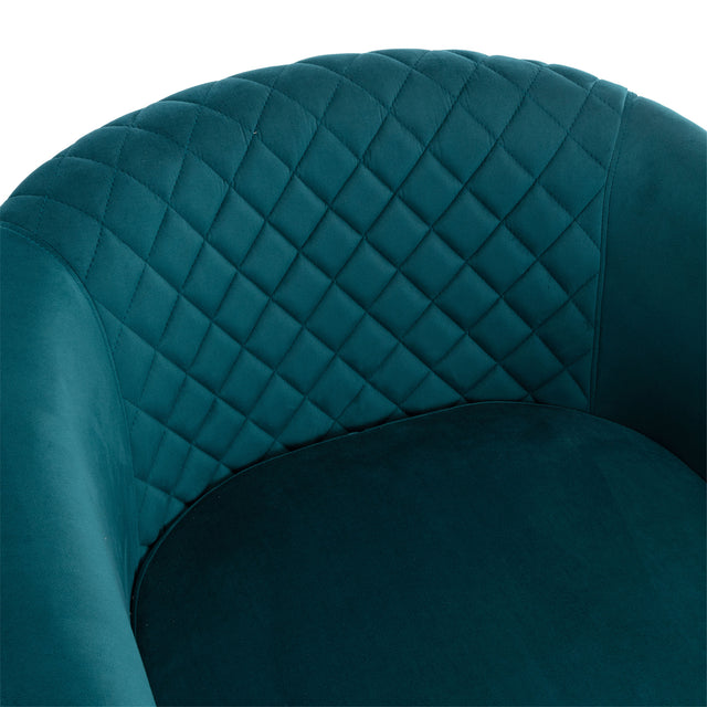 COOLMORE  Swivel  Barrel chair living room chair with nailheads and Metal base