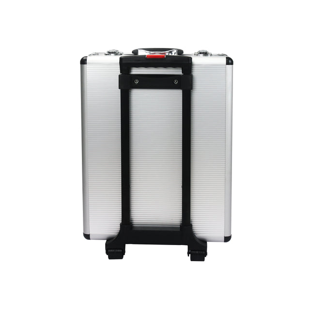 White Hand Tool Box with 4 layers of Toolset and wheels