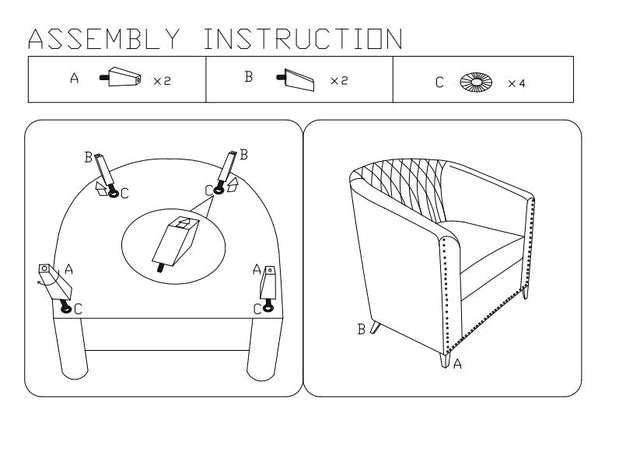 COOLMORE accent Barrel chair living room chair with nailheads and solid wood legs  Light  Coffee microfiber fabric