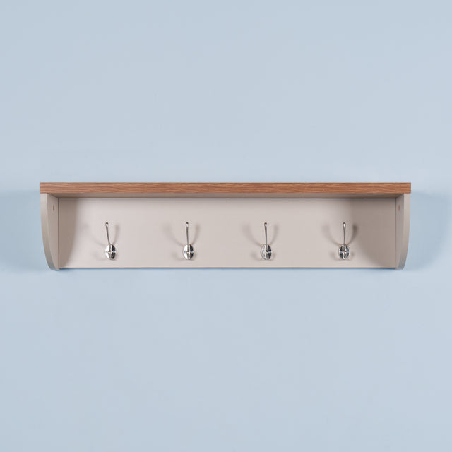 Entryway Wall Mounted Coat Rack Living Room Wall Hanging Shelf