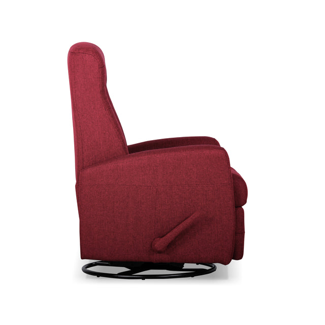 Sofia Handle Manual Glider Swivel Recliner