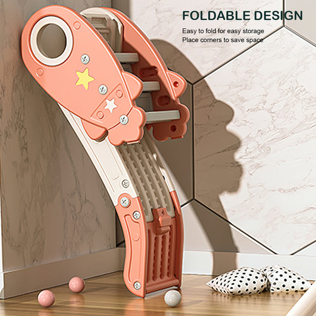 Toddler Slide Climber Set for Indoor Outdoor 3 Steps Freestanding Slide, Suitable Age1-5 Years Old Children Easy Set Up Baby Playset