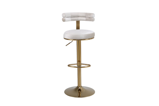 Bar Stools with Back and Footrest Counter Height Dining Chairs (2PCS/CTN)