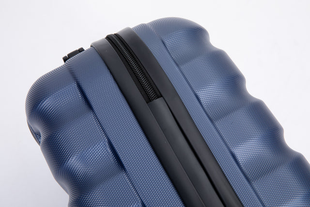 20" Carry on Luggage ABS Lightweight Suitcase, Spinner Wheels, TSA Lock, Blue