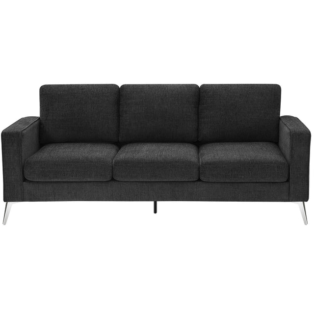 [VIDEO provided] [New]Modern 3-Piece Sofa Sets with Sturdy Metal Legs,Linen Upholstered Couches Sets Including 3-Seat Sofa, Loveseat and Single Chair for Living Room Furniture Set (1+2+3 Seat)