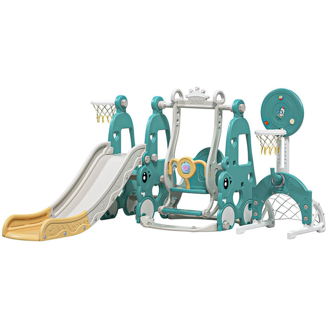 Kids Slide Playset Structure Children's indoor slide playgroud baby plastic slide and swing set large combination for home or outdoor