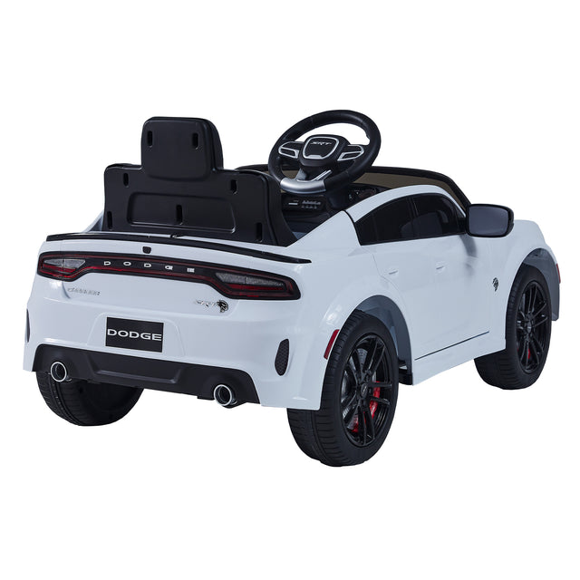 Licensed DODGE Charger，12v Kids ride on car W/Parents Remote Control ,electric car for kids,Three speed adjustable,Power display, slow start、USB,MP3 ,Bluetooth,LED light、Four wheel suspension