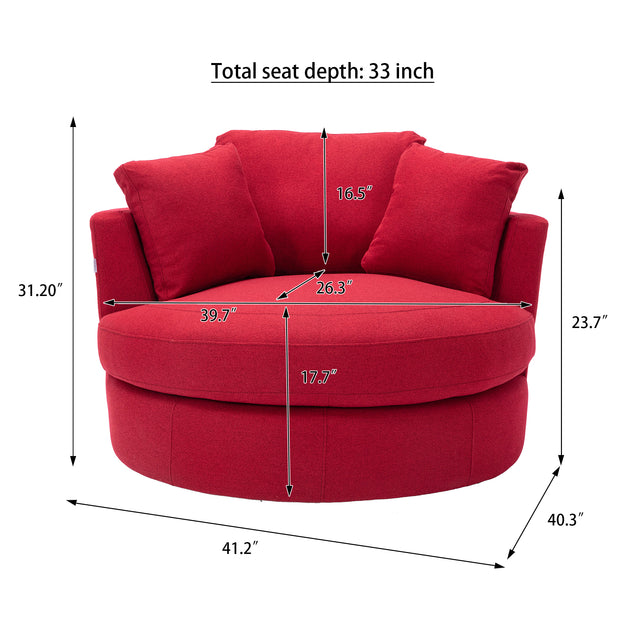 Modern  Akili swivel accent chair  barrel chair  for hotel living room / Modern  leisure chair