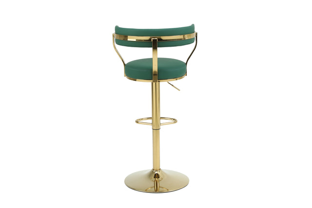 Bar Stools with Back and Footrest Counter Height Dining Chairs (1PCS/CTN)