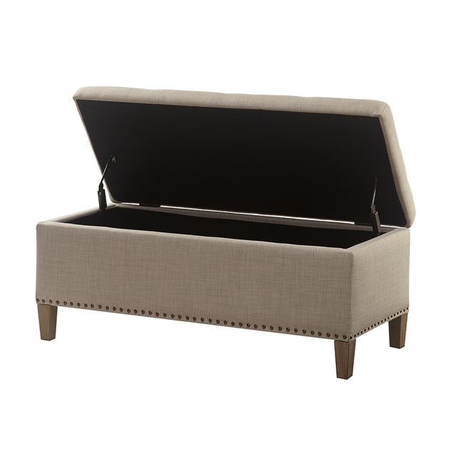Shandra II Tufted Top Storage Bench