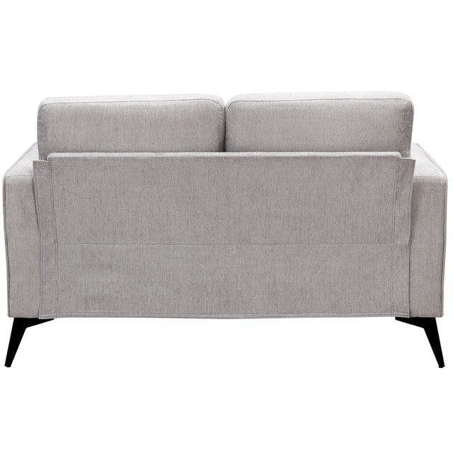 [VIDEO provided] [New]Modern 3-Piece Sofa Sets with Sturdy Metal Legs,Chenille Upholstered Couches Sets Including 3-Seat Sofa, Loveseat and Single Chair for Living Room Furniture Set (1+2+3 Seat)