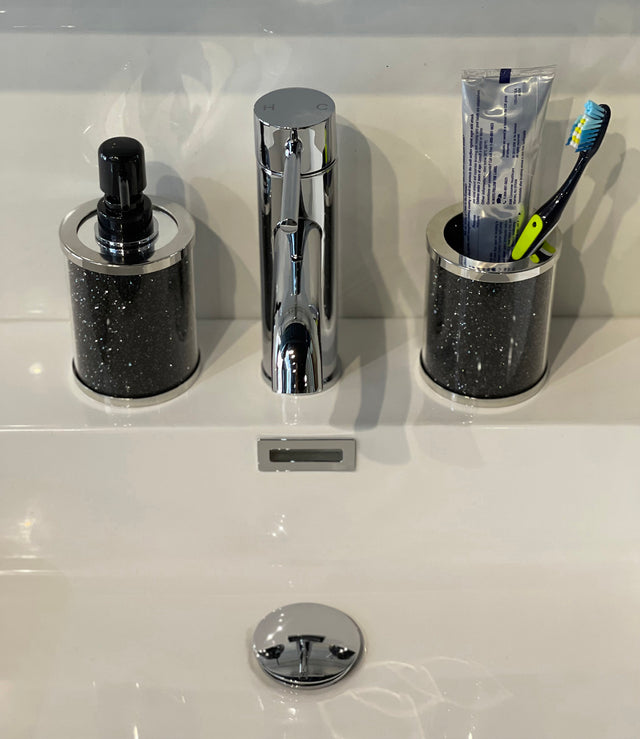 Ambrose Exquisite 2 Piece Soap Dispenser and Toothbrush Holder in Gift Box
