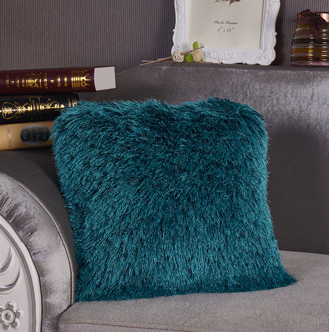 "Decorative" Shaggy Pillow (18-in x 18-in)