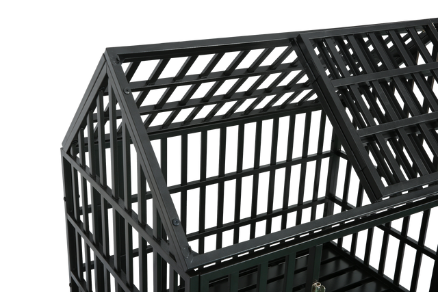 Heavy Duty Dog Cage  pet Crate with Roof