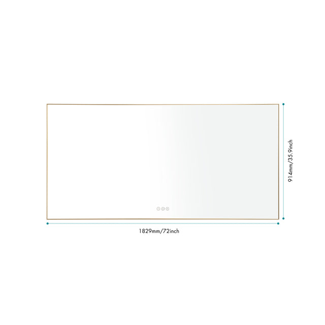 LTL needs to consult the warehouse addressSuper Bright Led Bathroom Mirror with Lights, Metal Frame Mirror Wall Mounted Lighted Vanity Mirrors for Wall, Anti Fog Dimmable Led Mirror for Makeup