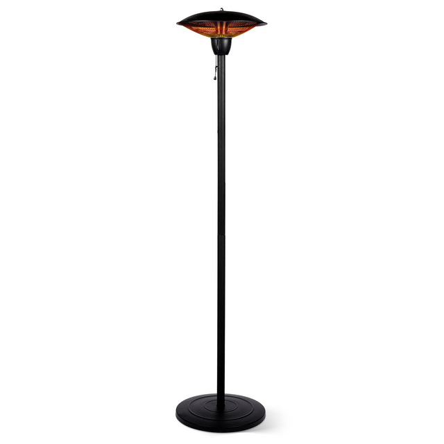 Simple Deluxe 1500W Patio Heater,Outdoor Patio Heater,Outdoor Electric Heater,Infrared Heater for Patios and Balconies, Camping, Tailgating 77.65" * 17"* 16.5"