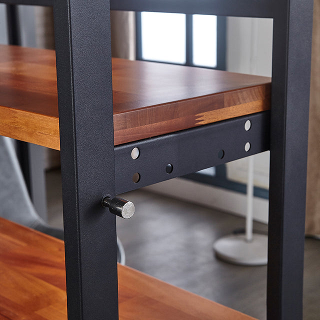 Conversion Solid wood table /shelf Wholesales folding table with convert shelf can be used as dining table or stand shelf