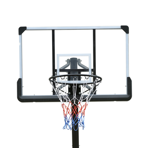 Use for Outdoor Height Adjustable 6 to 10ft Basketball Hoop 44 Inch Backboard Portable Basketball Goal System with Stable Base and Wheels