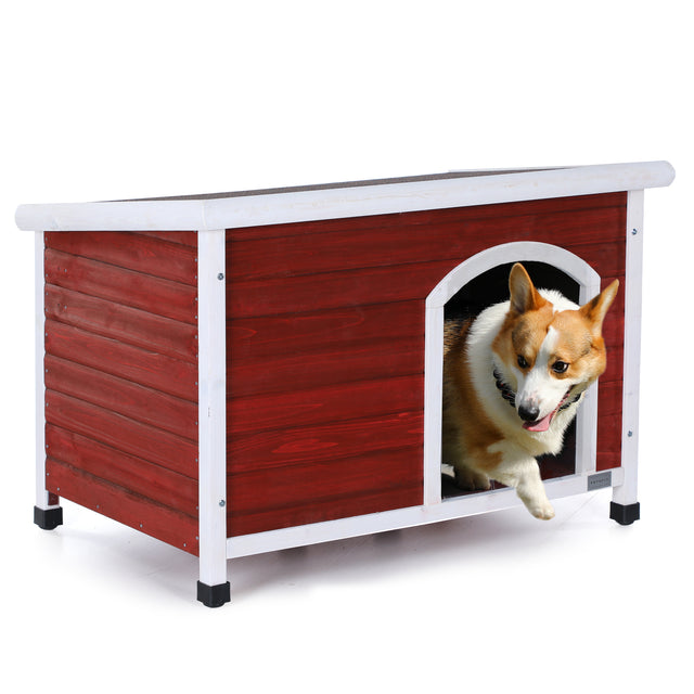 Wooden Dog Houses Weatherproof for Medium Dog