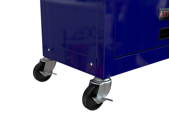 High Capacity Rolling Tool Chest with Wheels and Drawers, 8-Drawer Tool Storage Cabinet--BLUE