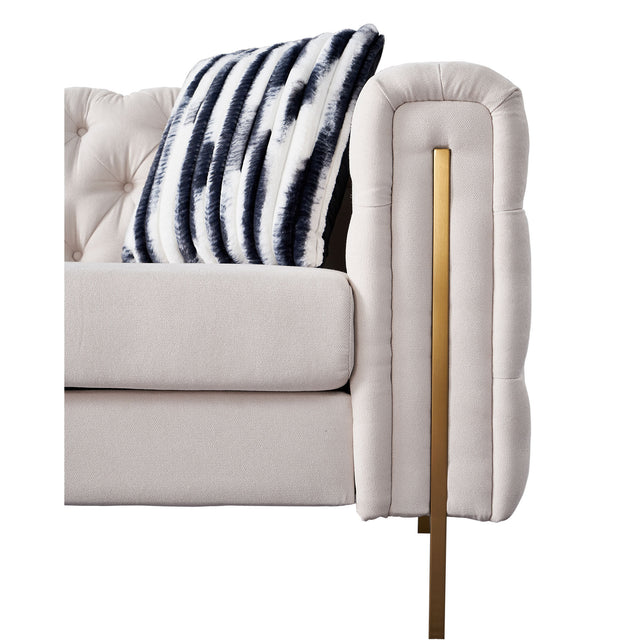 Modern Linen sofa BEIGE color