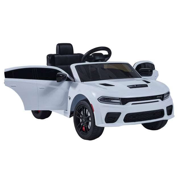 Licensed DODGE Charger，12v Kids ride on car W/Parents Remote Control ,electric car for kids,Three speed adjustable,Power display, slow start、USB,MP3 ,Bluetooth,LED light、Four wheel suspension