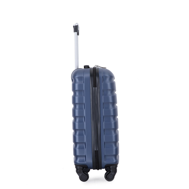 20" Carry on Luggage ABS Lightweight Suitcase, Spinner Wheels, TSA Lock, Blue