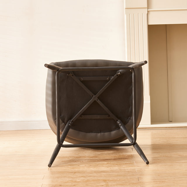 Bar Stools Set of 2 Velvet Gray Breakfast Dining Bar Stools Fixed Height Bar Chairs with Metal Frame and Footrest for Breakfast Bar, Counter, Kitchen and Home