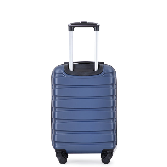 20" Carry on Luggage ABS Lightweight Suitcase, Spinner Wheels, TSA Lock, Blue
