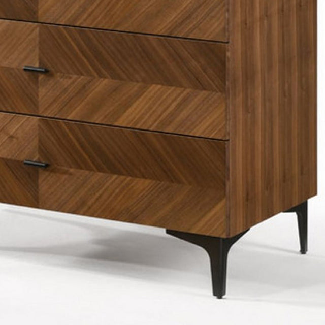 Modrest Paula Mid-Century Walnut Chest