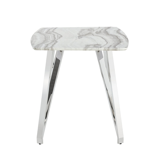 Bar table.Dining Table.Spacious MDF Top  Dining Table with plating Legs - Perfect for Bars and Gatherings at Home