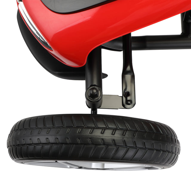 Kids Ride On Car Mercedes Benz Licensed Go Kart W/ Horn and Music, 3+, Red