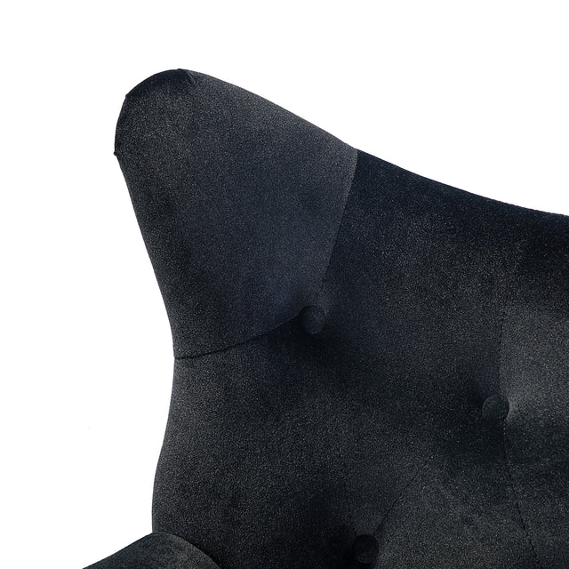 Pheneos 50" Loveseat with Tufted Wingback and Metal Legs