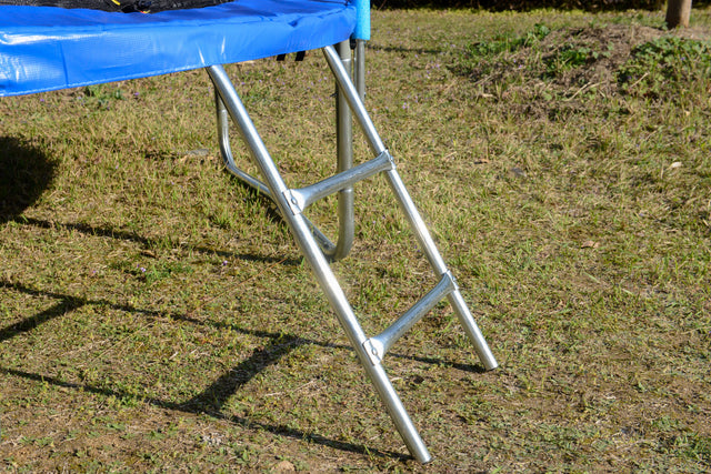 12FT Round Trampoline with Safety Enclosure Net & Ladder, Spring Cover Padding,