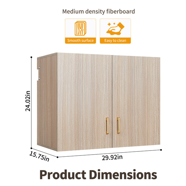 Wall Storage Cabinet ,Metal Wall Storage Cabinet with Lock for Kithen, Bathroom,Garage
