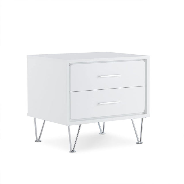 ACME Deoss Night Table in White 97332
